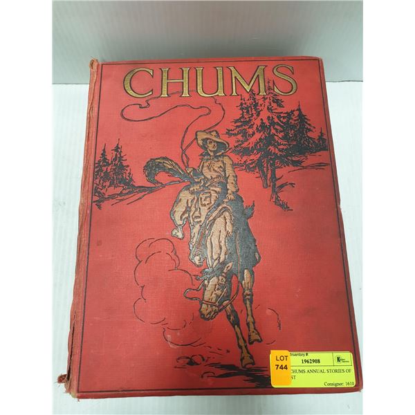 1926 - 8 CHUMS ANNUAL STORIES OF THE WEST