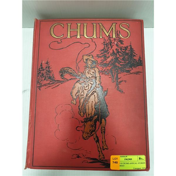 1929-1930 8 CHUMS ANNUAL STORIES OF THE WEST