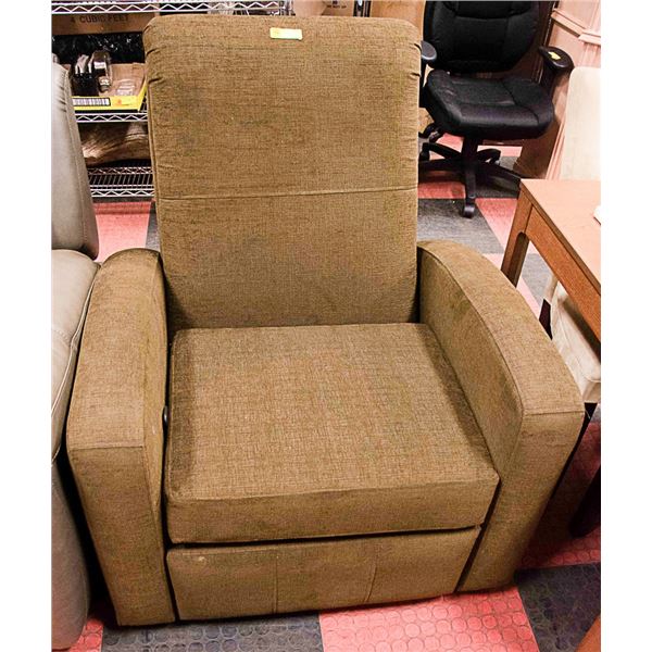 SINGLE NEUTRAL COLOURED ARMCHAIR