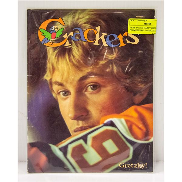 VERY YOUNG EARLY GRETZKY PROMOTIONAL MAGAZINE