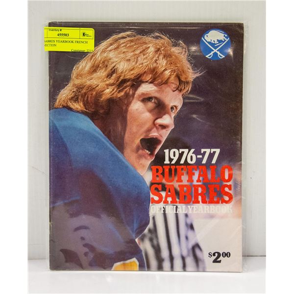 1976 SABRES YEARBOOK FRENCH CONNECTION