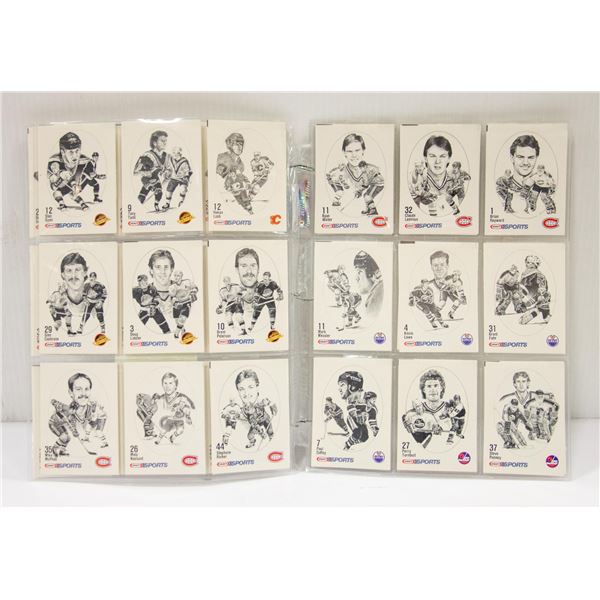 1986 COMPLETE KRAFT CARD SET # 1-81