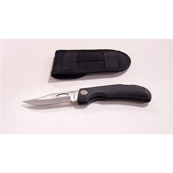 CAMP USA FOLDING KNIFE AUTOGRAPHED