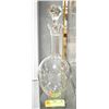 Image 1 : FLUTED TOP CRYSTAL DECANTER