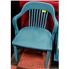Image 1 : SOLID OAK BANKERS CHAIR TEAL GREEN