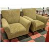Image 1 : OLIVE COLOURED ARM CHAIRS