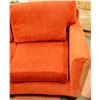 Image 2 : COUCH AND OTTOMAN SUNSET ORANGE COLOR