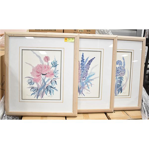 3 MATCHING FRAMED ORIGINAL HENRY HOWELLS