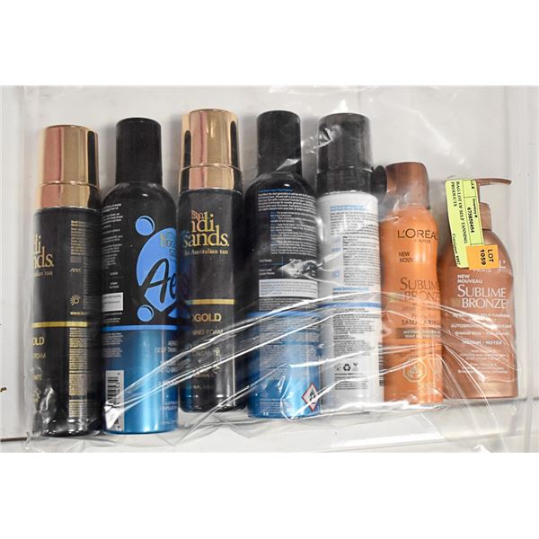 BAG LOT OF SELF TANNING PRODUCTS
