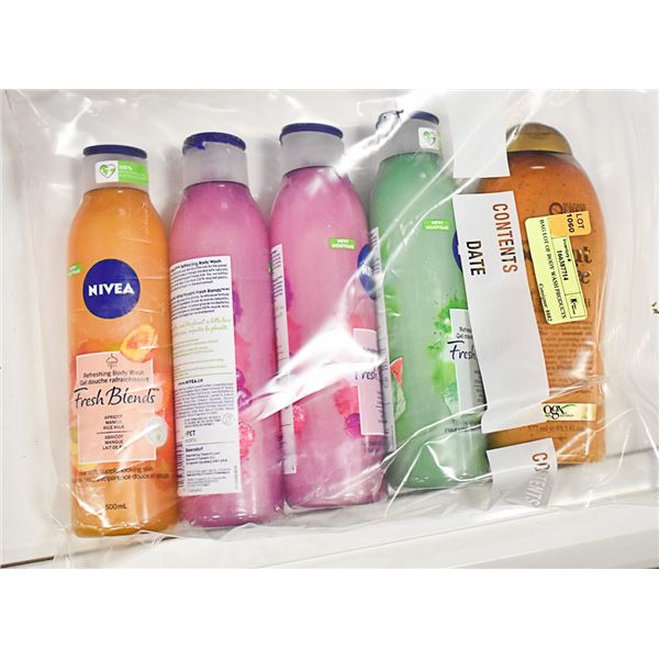 BAG LOT OF BODY WASH PRODUCTS