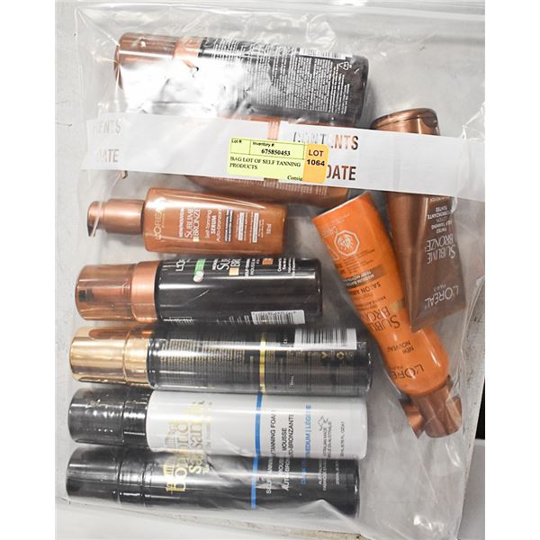 BAG LOT OF SELF TANNING PRODUCTS