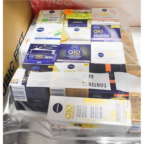 BAG LOT OF SKIN CARE PRODUCTS