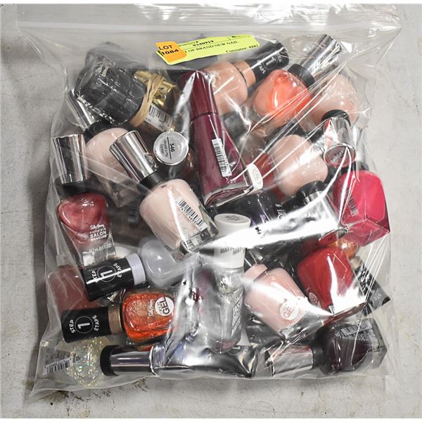 BAG LOT OF BRAND NEW NAIL POLISH