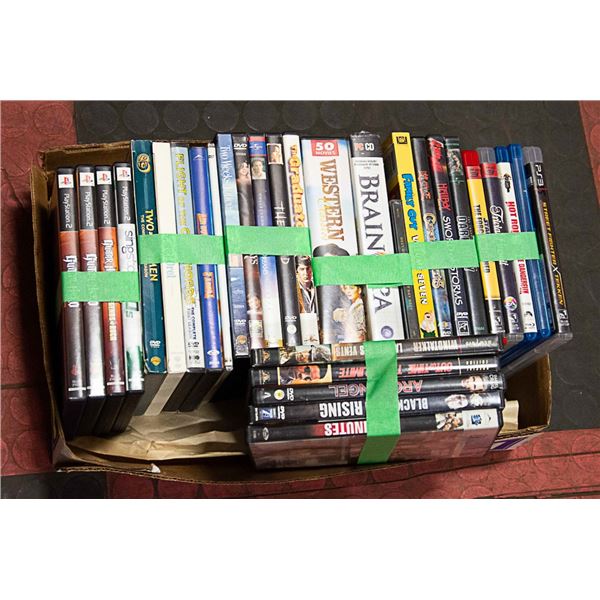 FLAT OF PS3, PS2 , BLUE RAY, DVD AND MORE