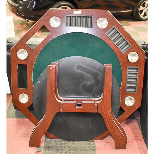 POKER TABLE  *AS IS* INCOMPLETE