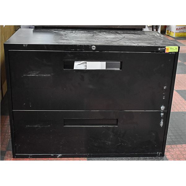 36 X 18 X 27.5 TWO DRAWER FILING CABINET