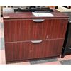 Image 1 : WOOD TONE 2 DRAWER FILING CABINET