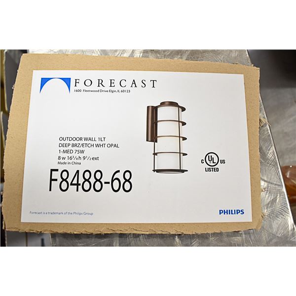 PALLET OF FORECAST OUTDOOR WALL MOUNT LIGHT