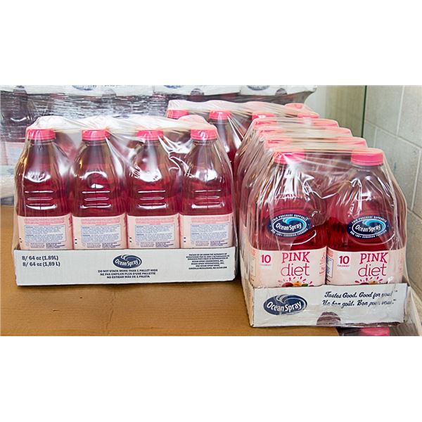 3 CASES WITH EIGHT 1.89LITRE BOTTLES OF DIET