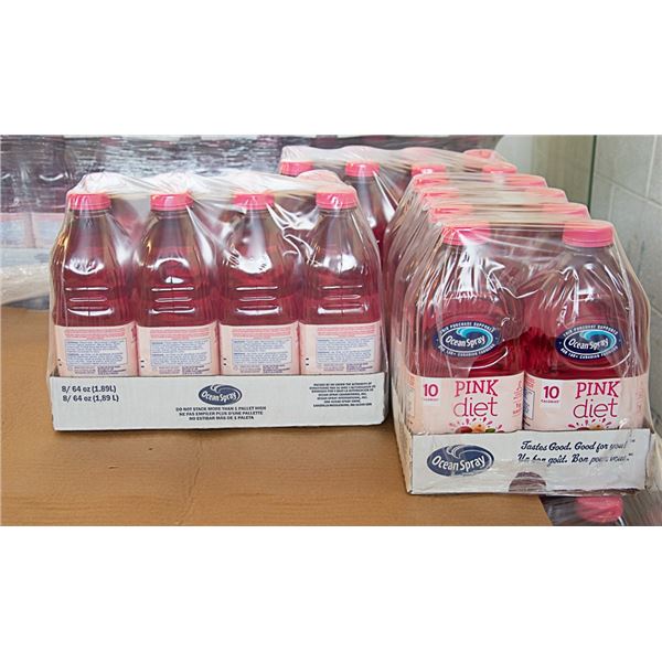 3 CASES WITH EIGHT 1.89LITRE BOTTLES OF DIET