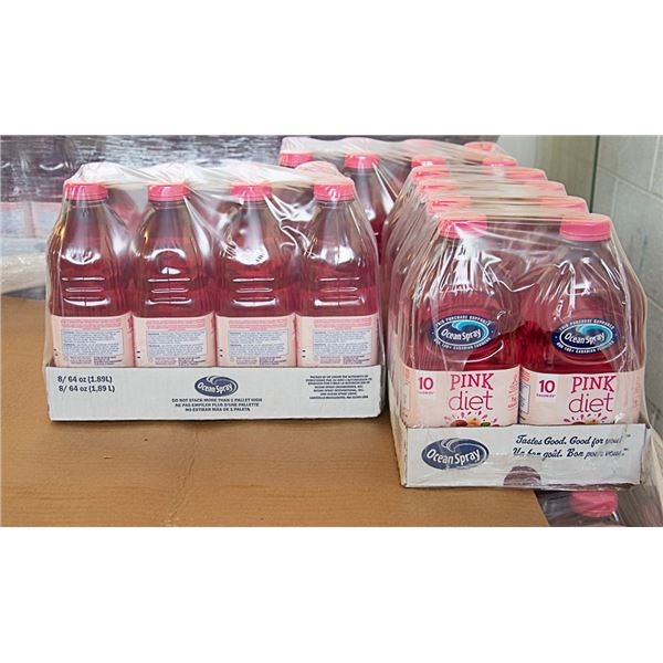 3 CASES WITH EIGHT 1.89LITRE BOTTLES OF DIET