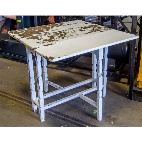 ANTIQUE FOLDING DINING TABLE