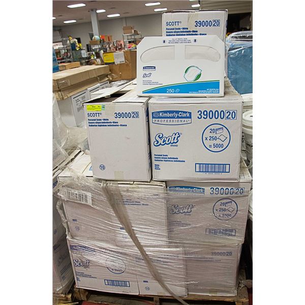 PALLET OF SCOTT PERSONAL PAPER SEAT PROTECTORS