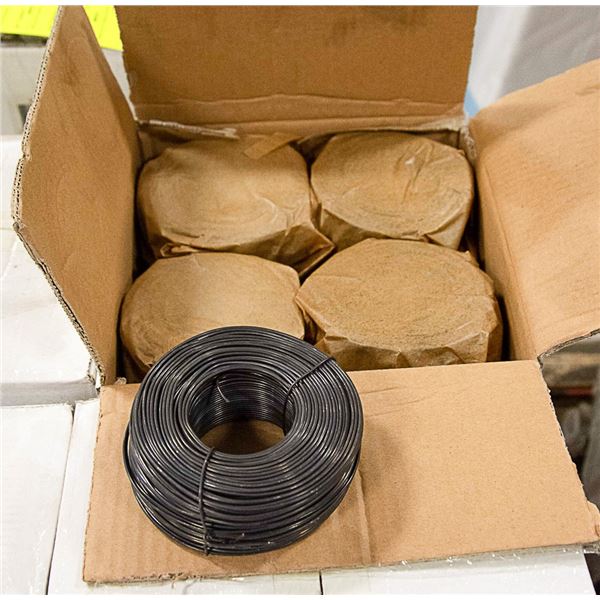 CASE LOT OF 16 ROLLS OF TIE WIRE