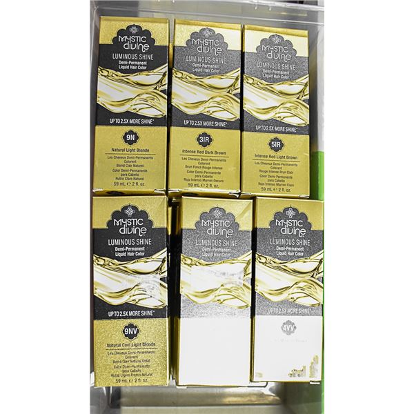 MYSTIC DIVINE DEMI PERMANENT HAIR COLOUR LOT