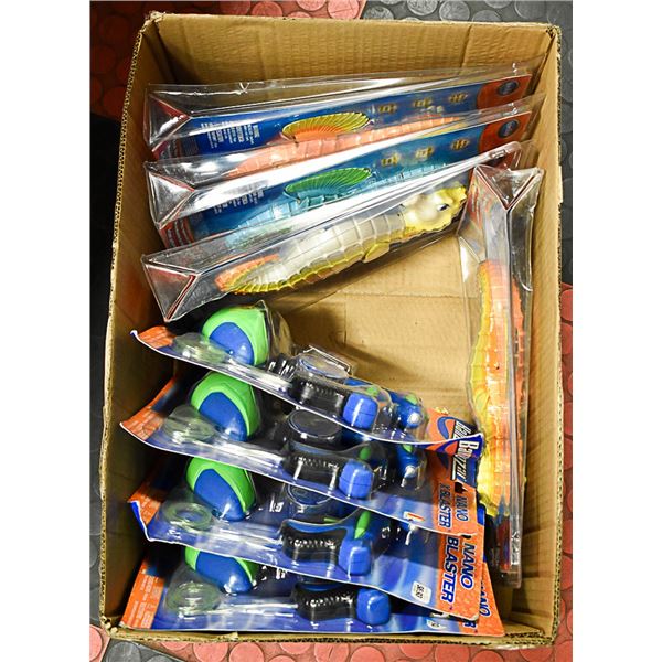 BOX OF NEW WATER TOYS