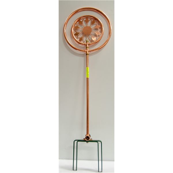 ORBIT COPPER ROTATING FLOWER WATER SPRINLER