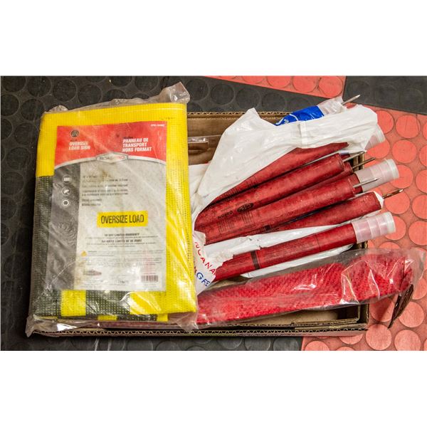 LOT OF TRANSPORTATION SAFETY EQUIPMENT