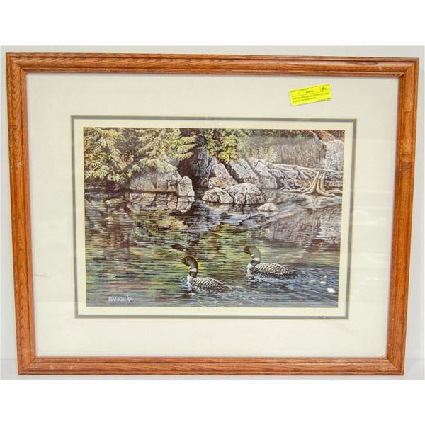 LOW WATER REFLECTIONS BY PAUL RANKIN SIGNED IN PEN
