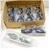 Image 1 : TRAY LOT 6 PAIRS NEW CORRECTIVE SWIM GOGGLES
