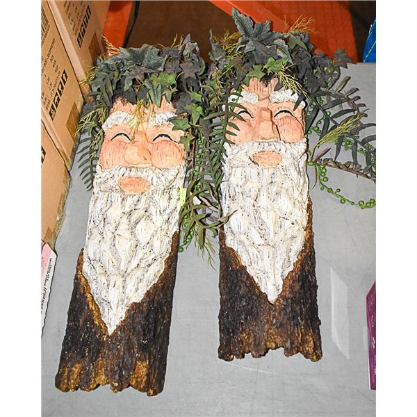 PAIR OF LARGE MR WIND TREE DECOR