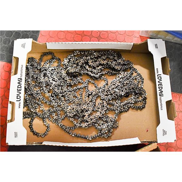 BOX OF CHAINSAW CHAINS