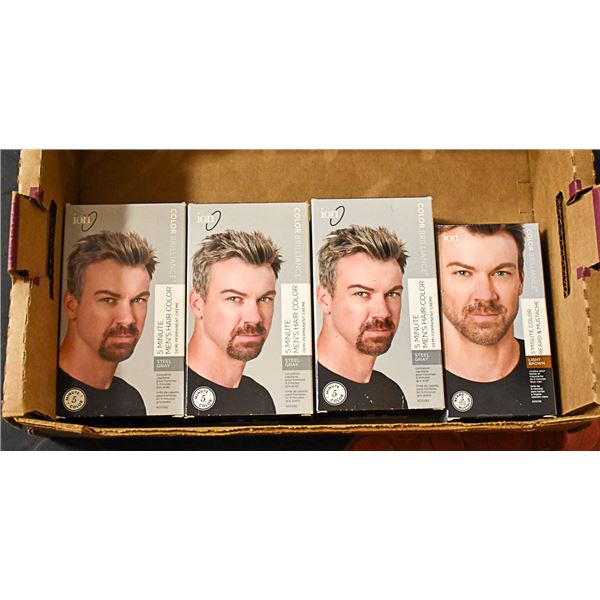 4 MENS HAIR COLOUR KITS