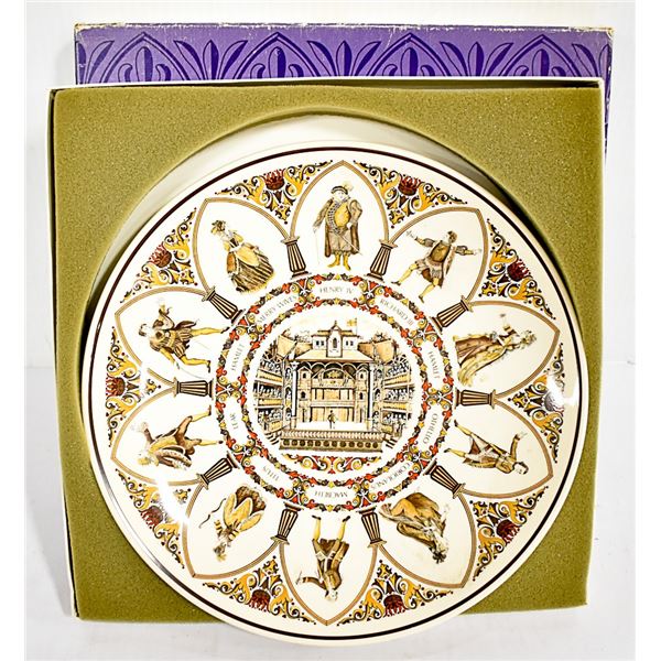 1 X PLATE WEDGEWOOD SHAKESPEARE