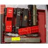 Image 1 : VINTAGE 7 PIECE TRAIN SET WITH HEAVY ENGINE