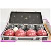 Image 1 : PROFESSIONAL BOCCE BALL SET IN CASE BY SPORTCRAFT