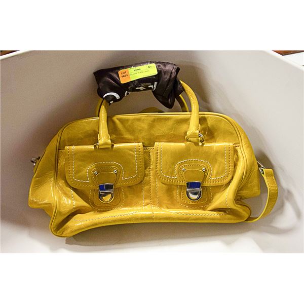 DANIER YELLOW PURSE / BAG