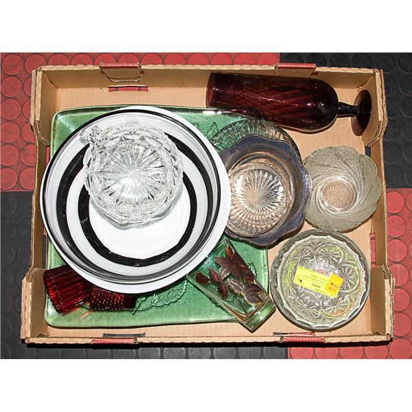 LARGE SERVING BOWLS/TRAY DESSERT DISHES + MORE