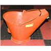 Image 1 : ANTIQUE REPAINTED COAL BUCKET AS IS