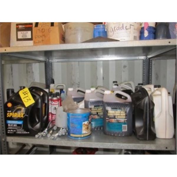 ATF 5W20 CHAIN SAW OIL, 2 CYCLE OIL, BLADE BOLTS, BREAK CLEAN, ETC