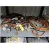 Image 1 : 3 OXY/ACETYLENE HOSE SETS, 1 TORCH , GAUGE & REGULATORS