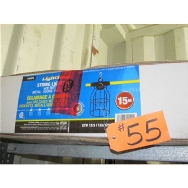 NEW:  15 M STRING LIGHTS (IN ORIGINAL BOX)