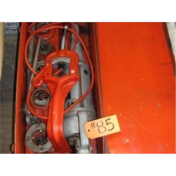 RIGID POWER THREADER C/W DIES