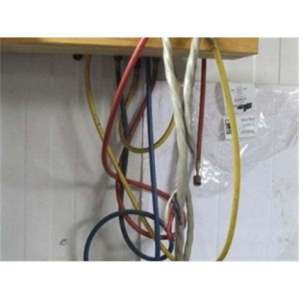 SNAP ON AIR CONDITIONER RECHARGE GUAGE & HOSES, CORDS, SCREEN ,GASKET MATERIAL