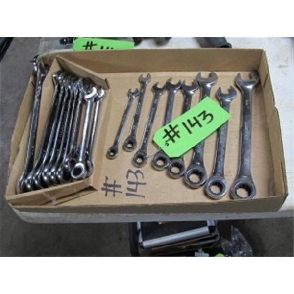 MAXIMUM GEAR WRENCH SET (10 - 19 MM, 5/16 - 3/4")