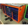 Image 1 : NEW:  16 DRAWER ROLLING TOOL CHEST/WORK BENCH (ORANGE/PURPLE)